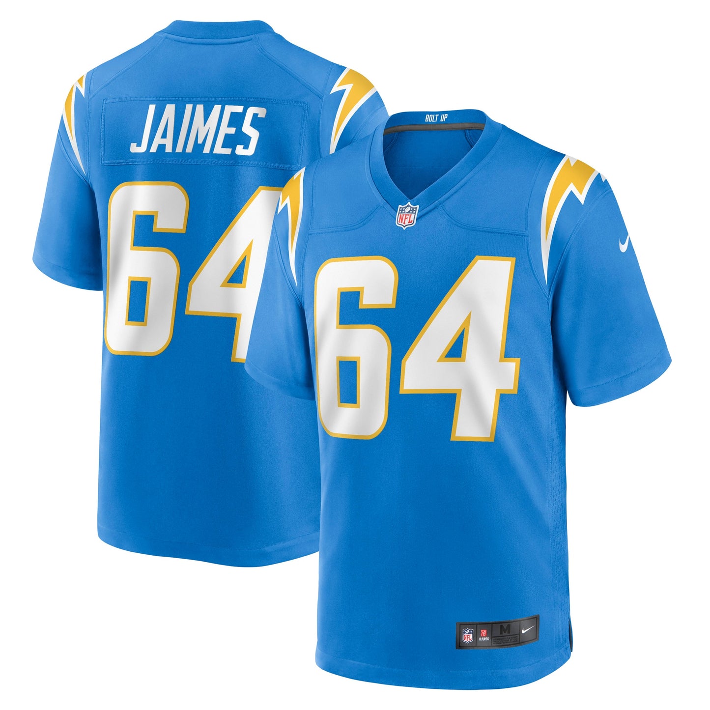 Brenden Jaimes Los Angeles Chargers Nike Game Jersey - Powder Blue
